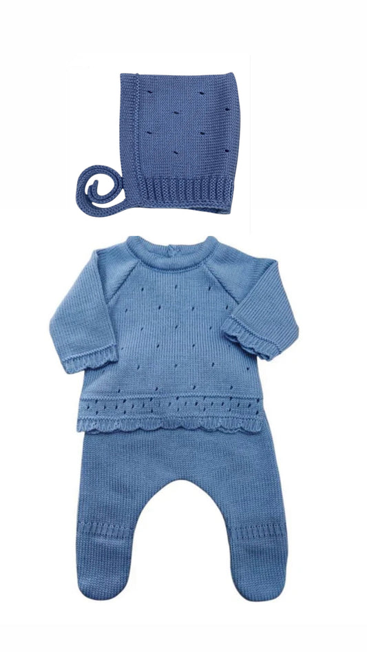 Conjunto Tejido con gorro
